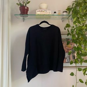 All Saints Nia drape sweater
